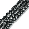 Natural Black Tourmaline Beads Strands X-G-F748-Y01-01-1