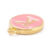 Golden Plated Alloy Enamel Charms LS-ENAM-Q437-14K-2