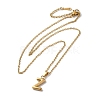 PVD Vacuum Plating 201 Stainless Steel Necklaces NJEW-H033-01G-Z-2