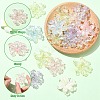 10Pcs UV Plating Iridescent Plastic Beads Caps FIND-YW0007-94A-5