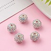 Alloy Rhinestone Beads RB-A034-10mm-A28S-5