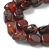 Natural Red Agate Beads Strands G-H295-D01-14-4