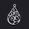 Non-Tarnish 201 Stainless Steel Pendants STAS-S105-JN896-1-1