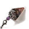 Natural Tourmaline Dowsing Pendulum Big Pendants G-H285-02P-06-4