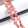 Cherry Quartz Glass Beads Strands G-T047-A11-01-2