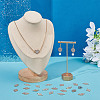 40Pcs 4 Styles Alloy Blue and White Enamel Links Connector Charms FIND-AR0006-07-4
