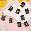 9Pcs 9 Styles Alloy Brooch JEWB-SZ0001-95-3