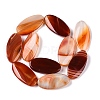 Natural Red Agate Beads Strands G-T138-201-2
