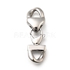 304 Stainless Steel Lobster Claw Clasps STAS-L284-02P-1