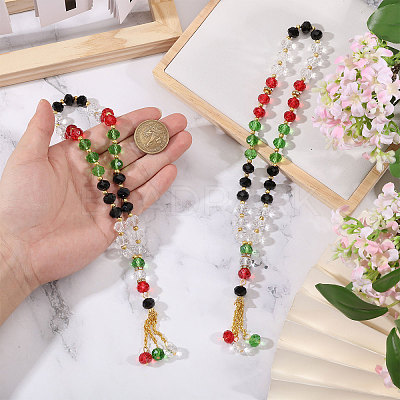 6Pcs Muslim Islamic Prayer Rosary Bracelets BJEW-PH0004-64B-1