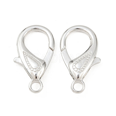 Tibetan Style Alloy Lobster Claw Clasps PALLOY-O027-P01-1