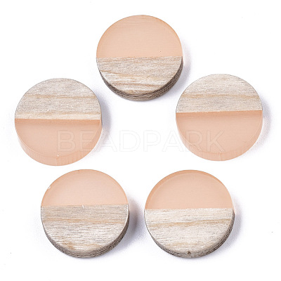 Resin & Wood Cabochons RESI-R425-05J-1