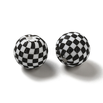 Opaque Silicone Beads LS-SIL-D010-01B-1