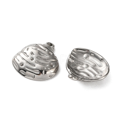 304 Stainless Steel Pendants STAS-A124-18A-P-1