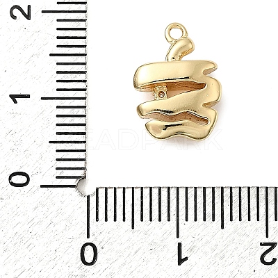 Brass Rhinestone Pendants KK-D003-02G-1