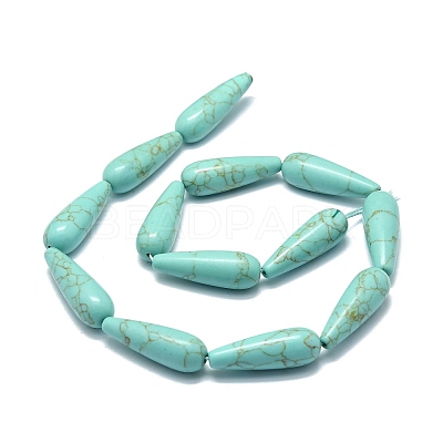 Synthetic Turquoise Beads Strands G-E576-38-1
