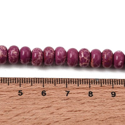 Synthetic Imperial Jasper Dyed Beads Strands G-D077-E01-01C-1