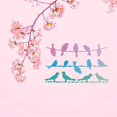 Large Plastic Reusable Drawing Painting Stencils Templates DIY-WH0202-187-1