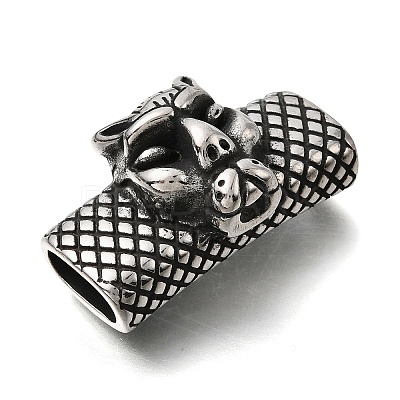 304 Stainless Steel Slide Charms STAS-F356-15AS-13-1