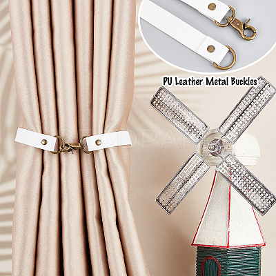 Leather Curtain Tiebacks AJEW-GF0005-05E-1