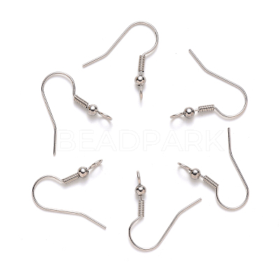 Tarnish Resistant 304 Stainless Steel Earring Hooks X-STAS-S111-003-1