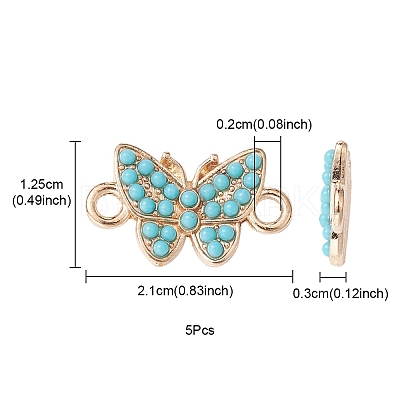 Alloy Connector Charms PALLOY-YW0001-58-1