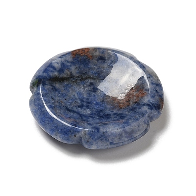 Natural Blue Spot Jasper Worry Stones G-E586-01U-1