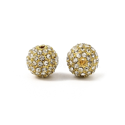 Alloy Rhinestone Beads RB-A034-12mm-A01G-1
