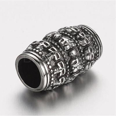 304 Stainless Steel Beads STAS-D166-46AS-1
