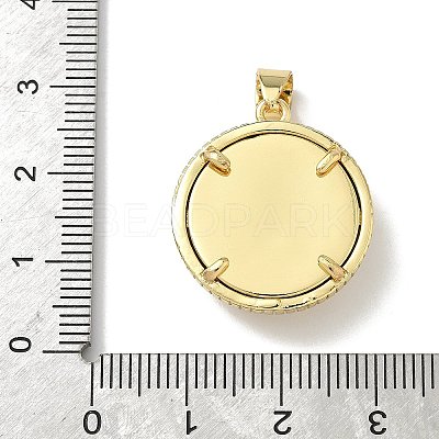 Brass Resin Pendants KK-H079-02A-G03-1