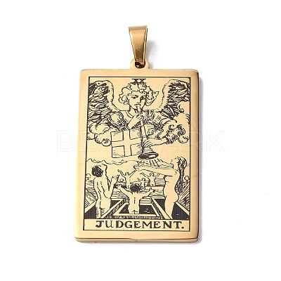 201 Stainless Steel Pendant LS-STAS-B033-01G-20-1