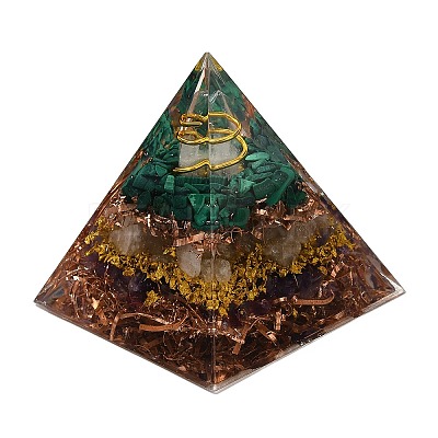 Orgonite Pyramid Resin Energy Generators G-PW0007-081C-1