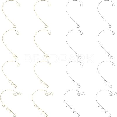 48Pcs 8 Style 316 Stainless Steel Ear Cuff Findings STAS-UN0038-18-1