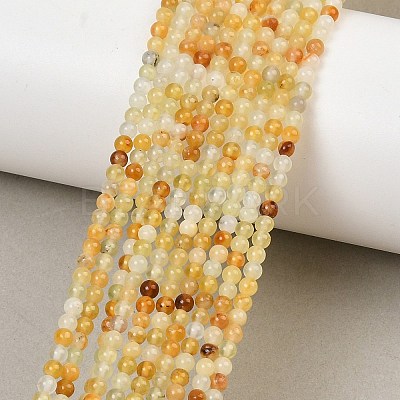 Natural Xiuyan Jade Beads Strands GG-CBA0389-A01-3mm-1