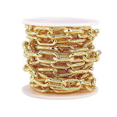Brass Paperclip Chains LCHA-SZ0001-01G-RS-1