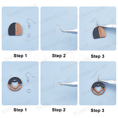 DIY Dangle Earring Making Kits DIY-SC0001-92P-1