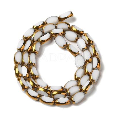 Electroplate Glass Beads Strands X-EGLA-P061-02A-07-1