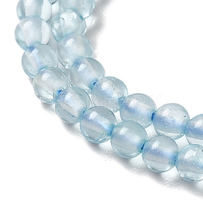 Natural Blue Topaz Beads Strands G-B090-A28-03-1