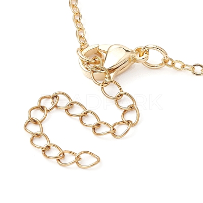Brass Macrame Pouch Empty Stone Holder for Pendant Necklaces Making NJEW-JN04440-01-1