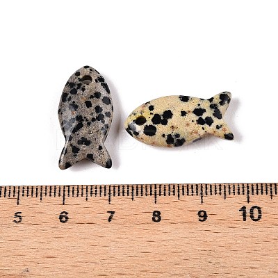 Natural Dalmatian Jasper Pendants G-N342-106J-1