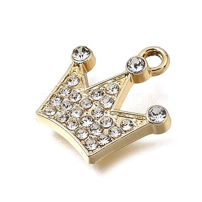 UV Plating Alloy Crystal Rhinestone Pendants RB-CBAD37D-34G-1