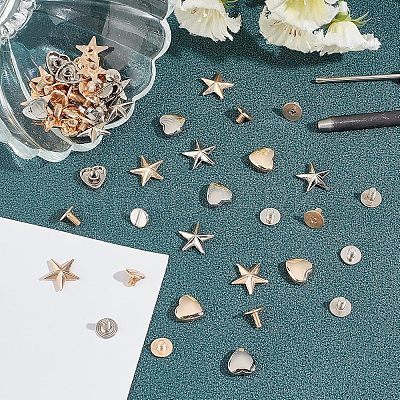 Alloy Decoration Screwback Stud Rivets and Tool FIND-CA0002-67-1