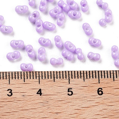 Baking Paint Glass Seed Beads SEED-A033-05J-1