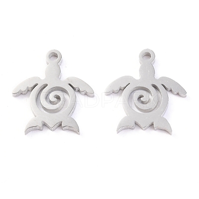 Non-Tarnish 304 Stainless Steel Charms STAS-O142-21P-1