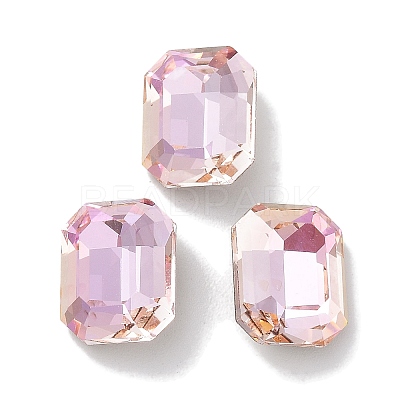 Glass Rhinestone Cabochons RGLA-G020-01E-D508-1
