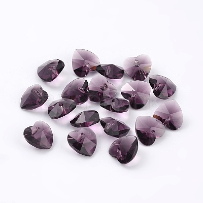 Romantic Valentines Ideas Glass Charms G030V14mm-12-1