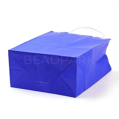 Pure Color Kraft Paper Bags LS-AJEW-G020-C-04-1