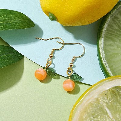 Acrylic Dangle Earrings EJEW-JE05749-01-1