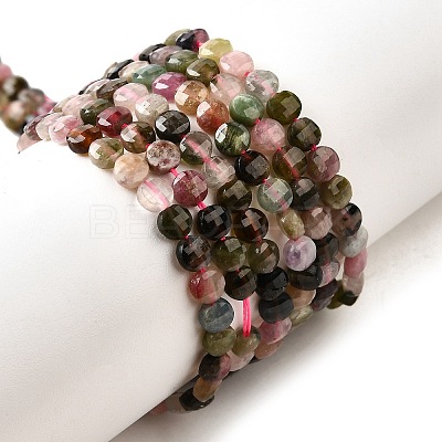 Natural Multicolor Tourmaline Beads Strands G-C179-A4mm-01-1