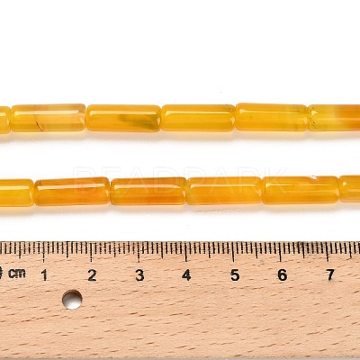 Dyed Natural Agate Beads Strands G-G203-01G-1